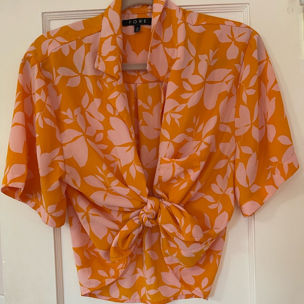 Silky smooth beach blouse will fit S-L